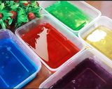 Foto langkah ke 1 dari resep 17. PUDING MOZAIK NUTRIJEL WARNA-WARNI.