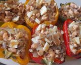 Foto del paso 4 de la receta: Pimientos rellenos de salmón