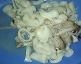Foto langkah ke 1 dari resep Cumi Sambal Nanas.