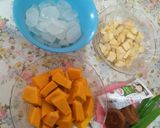 Foto langkah ke 1 dari resep Kolak Ubi Labu Kuning.