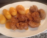 Foto del paso 2 de la receta: Carne guisada de morcillo de vaca y solomillo de cerdo