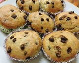 รูปขั้นตอนการทำที่ 7 ของ Banana chocolate chip miffins (Air fryer)
