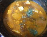 A picture of step 5 of Shahi Paneer.
