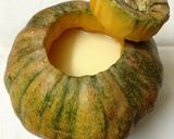 Hình bước làm 5 của món Flan bí đỏ