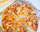 Foto langkah ke 5 dari resep Pizza Saus Bolognese.