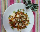 A picture of step 2 of Cheese corn chat masaly dar chatpaty chat.