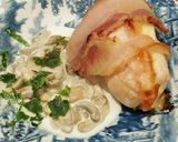 Foto del paso 5 de la receta: Roll de pollo (relleno con jamón y queso)