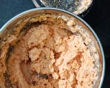 A picture of step 2 of Crispy tangy and spicy pink lentil fritters (masoor dal pakoda).