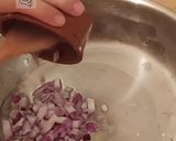 A picture of step 1 of Lentil Shakshuka.