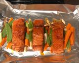 A picture of step 5 of Fish parcels.