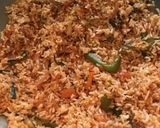 A picture of step 4 of Burnt Garlic Veg Fried Rice.