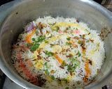A picture of step 9 of Chicken biryani.