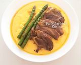 A picture of step 6 of Creamy Polenta with slow-cooked Lamb Shanks.