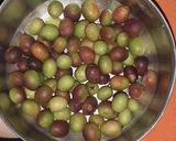 A picture of step 1 of Karonda khatta Meetha.