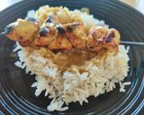 Une image de l'étape 6 de Brochettes de poulet au lait de coco.