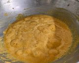 A picture of step 2 of Besan ladoo.