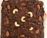A picture of step 7 of Eggless Christmas cake.