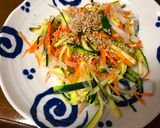 A picture of step 3 of Zucchini Salad.