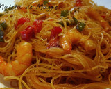 Foto del paso 12 de la receta: Fideos de arroz con gambas en salsa de soja