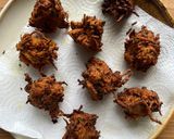 A picture of step 4 of Root veg pakoras.