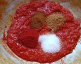 A picture of step 5 of Dal Makhani.