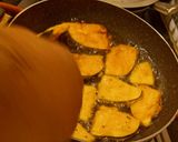 A picture of step 8 of Brinjal fry.