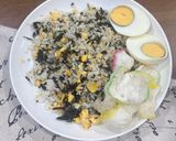 Foto langkah ke 3 dari resep Nasi Goreng Rumput Laut.
