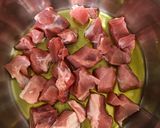 Foto del paso 1 de la receta: Arroz con cerdo especiado al curry