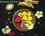 A picture of step 6 of Instant Kesar Peda / Saffron Peda.