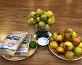 Hình bước làm 1 của món Đào Sapa ngâm