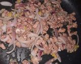 A picture of step 1 of Creamy Beef Pasta.