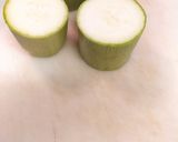 Foto del paso 1 de la receta: Calabacín relleno de zanahoria y champiñones
