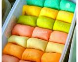 PanCake Durian Rainbow langkah memasak 8 foto