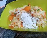 Foto del paso 1 de la receta: Flores de patata, calabacín y zanahoria