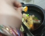 A picture of step 3 of Soya Bean Vegetable Pulao.