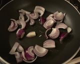 A picture of step 1 of Chorizo and Spinach Creamy Pasta.