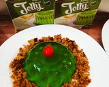 A picture of step 3 of Greeno jelly.