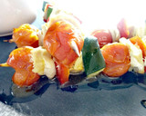 Foto del paso 4 de la receta: Brochetas con vinagreta al aroma de naranja🍊