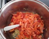 A picture of step 2 of McPhee's Cream of Tomato and Basil Soup.