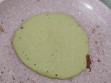 Tortitas de leche de coco y té matcha
