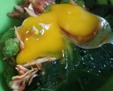 Foto langkah ke 3 dari resep Omelet daun ginseng sambal pete teri medan.