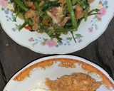 Foto langkah ke 3 dari resep Tumis kangkung tempe simple.