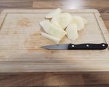Foto del paso 1 de la receta Manzana asada con queso y mermelada