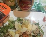 Foto del paso 5 de la receta: Burrito con sardina, ensalada y huevo cocido