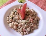 A picture of step 5 of Chana Salsa.