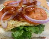 A picture of step 3 of Chicken club sandwich.