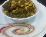 A picture of step 9 of Spinach Corn Curry.