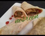 A picture of step 7 of Chicken Shawarma Wraps with Tortilla Bread.