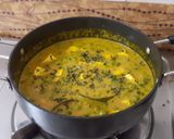 A picture of step 2 of Matar paneer.