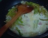 รูปขั้นตอนการทำที่ 2 ของ ซุปครีมข้นหน่อไม้ฝรั่ง,เบคอน - คีโต